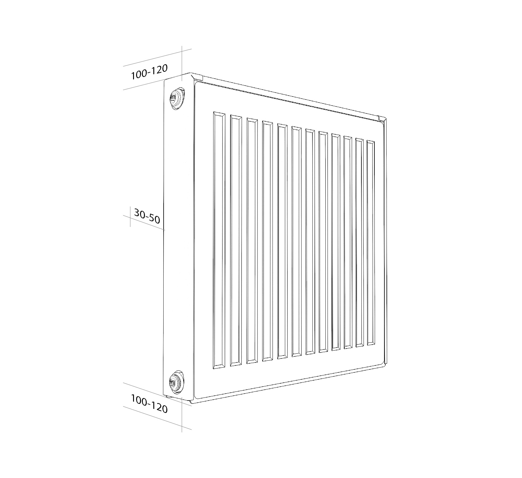 Купить Радиатор Royal Thermo COMPACT C21-500-1200 RAL9016 — Фото 3