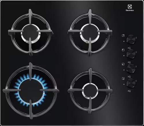 Газовая варочная панель Electrolux EGG6407K																		 — описание, фото, цены в интернет-магазине PT Stores