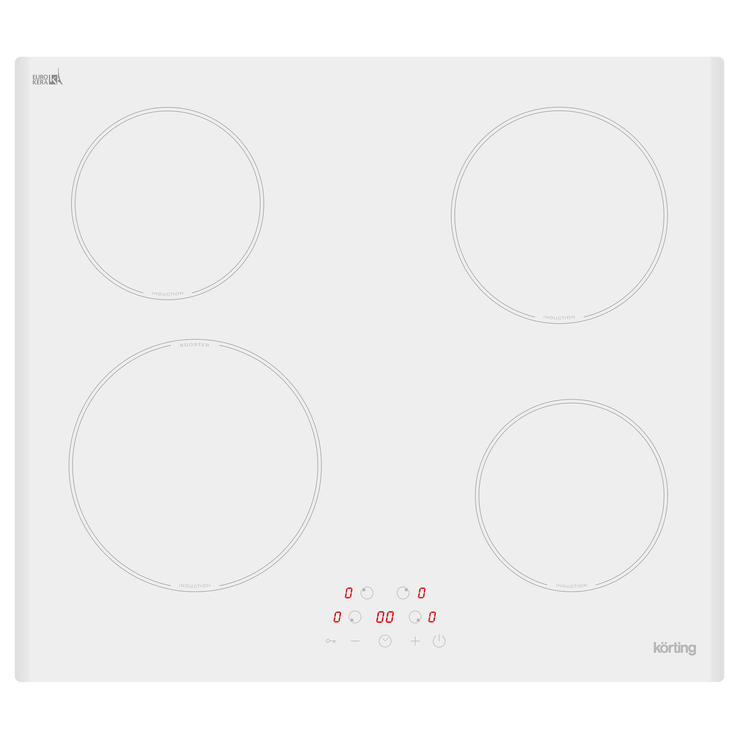 Индукционная варочная панель KORTING HI 64013 BW																		 — описание, фото, цены в интернет-магазине PT Stores