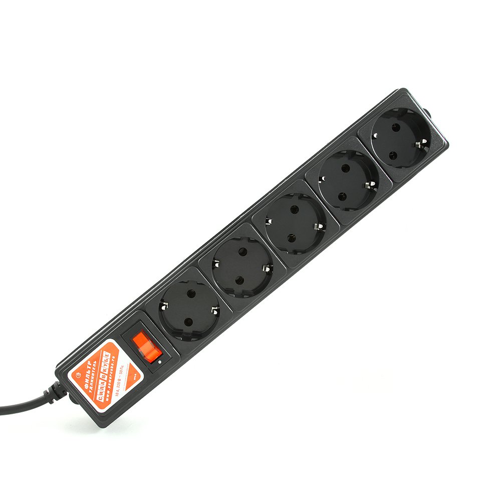  POWER CUBE B 1.9м 5 розеток черный																		 — описание, фото, цены в интернет-магазине PT Stores