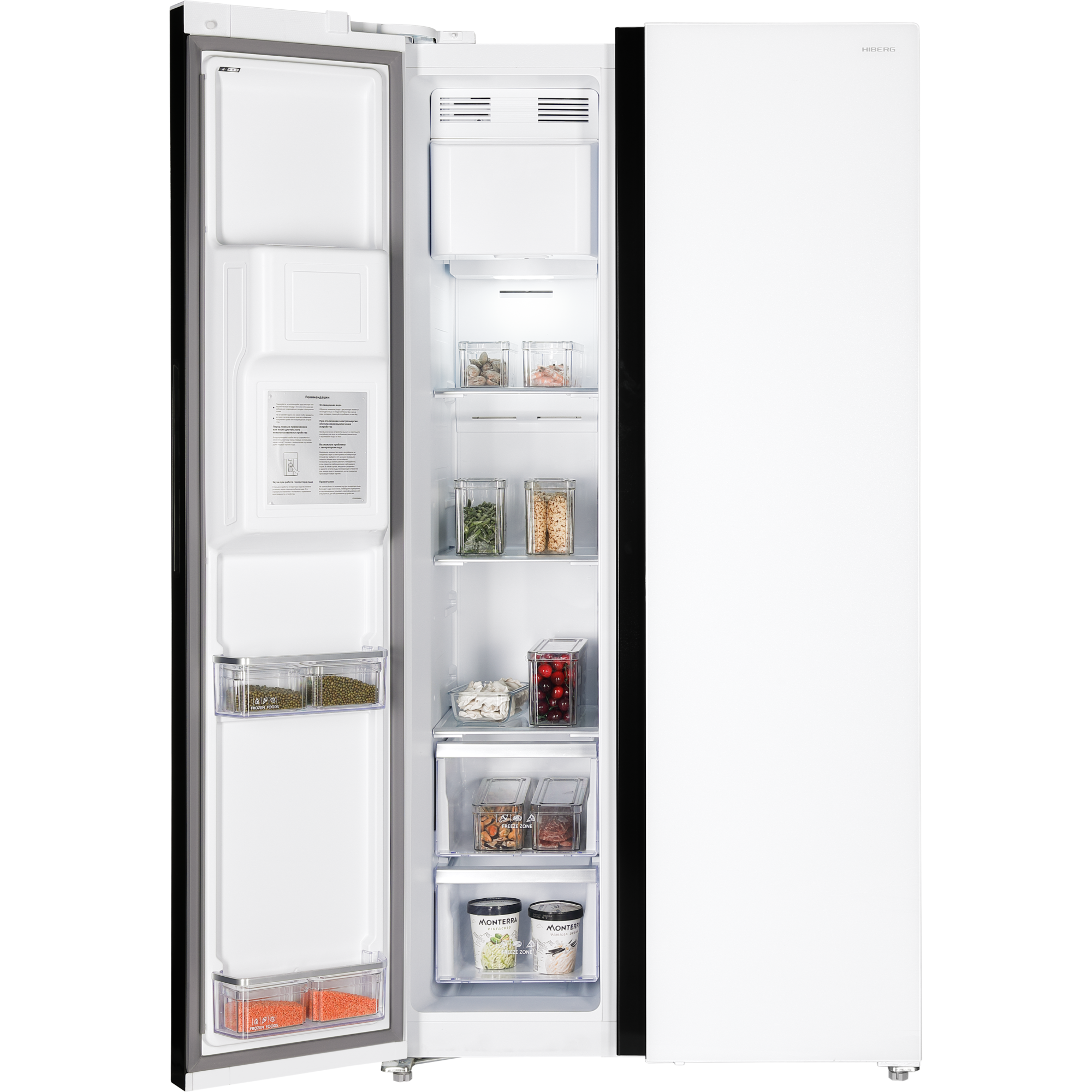 Купить Холодильник HIBERG RFS-650DX NFGW inverter — Фото 8