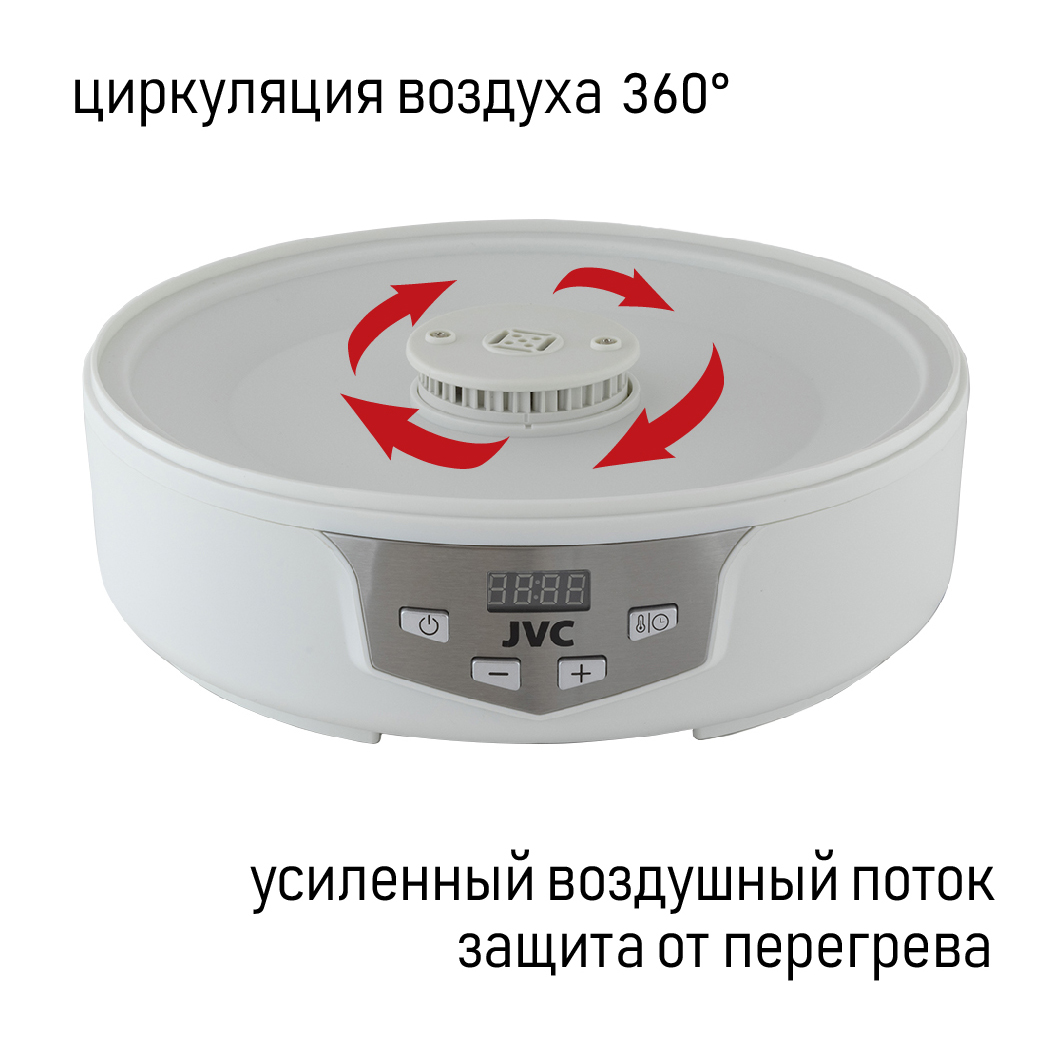 Купить Сушилка для овощей и фруктов JVC JK-FD752 — Фото 3