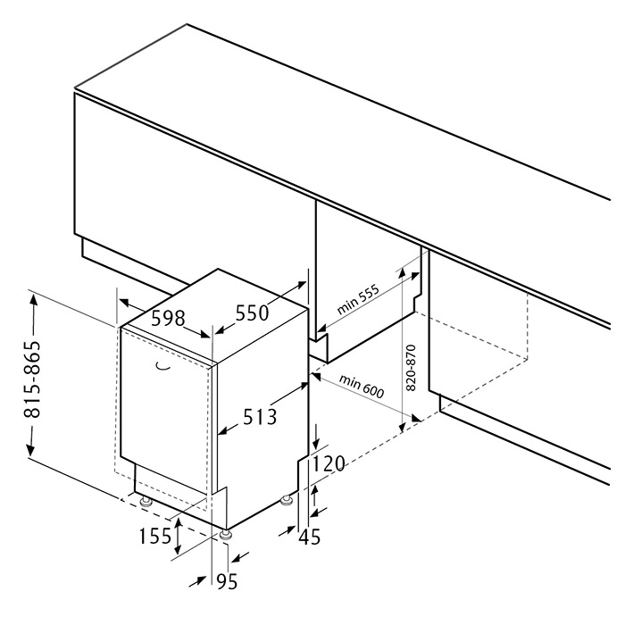 Купить Встраиваемая посудомоечная машина KRONA DELIA 60 BI — Фото 3