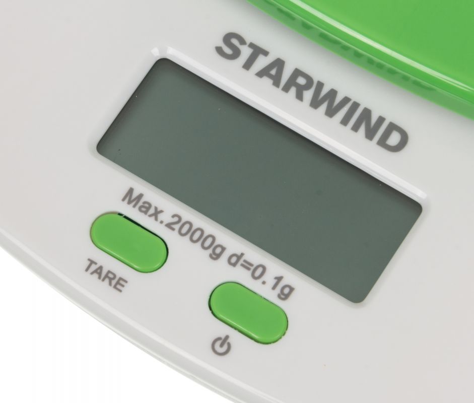 Купить Кухонные весы Starwind SSK2155 зеленый — Фото 5