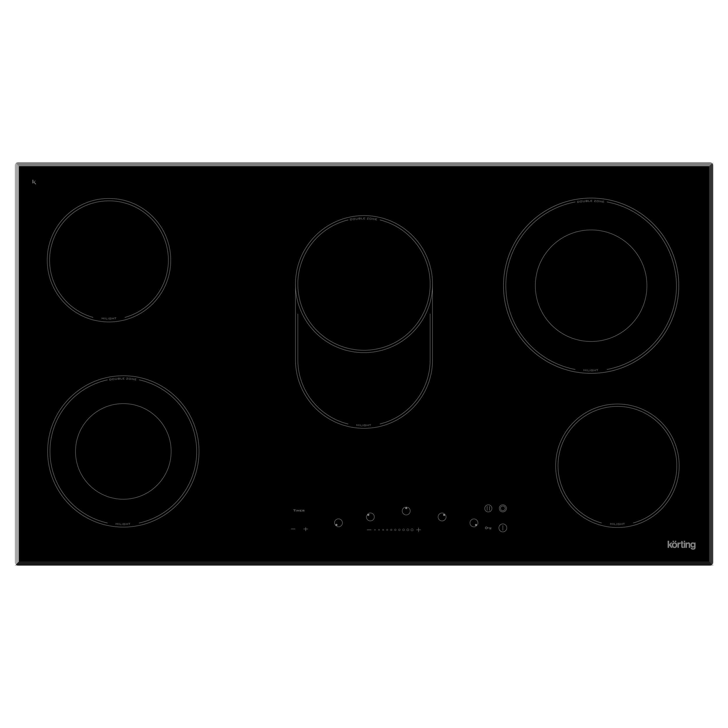 Электрическая варочная панель KORTING HK 93551 B																		 — описание, фото, цены в интернет-магазине PT Stores
