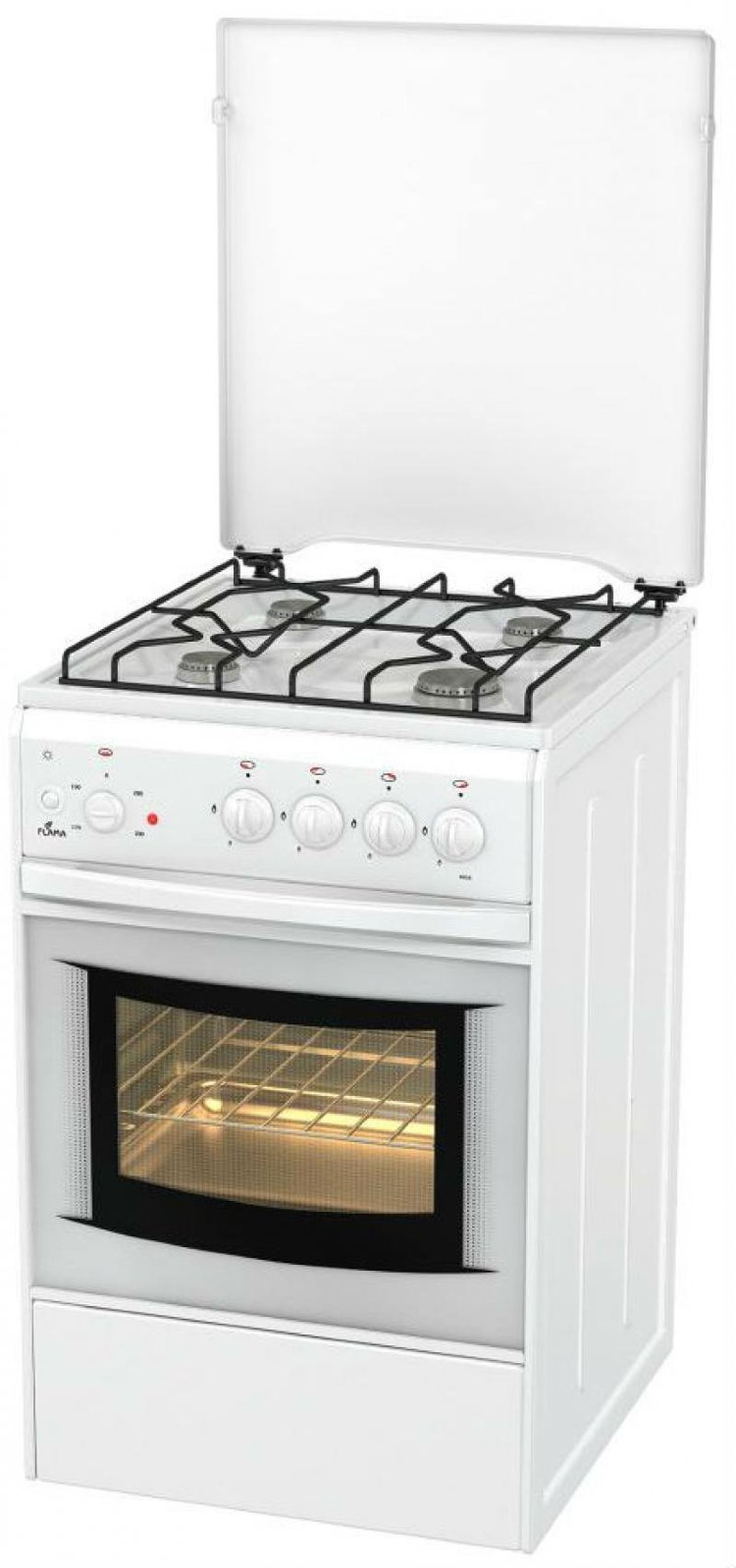 Комбинированная плита Flama AK 1411 W																		 — описание, фото, цены в интернет-магазине PT Stores