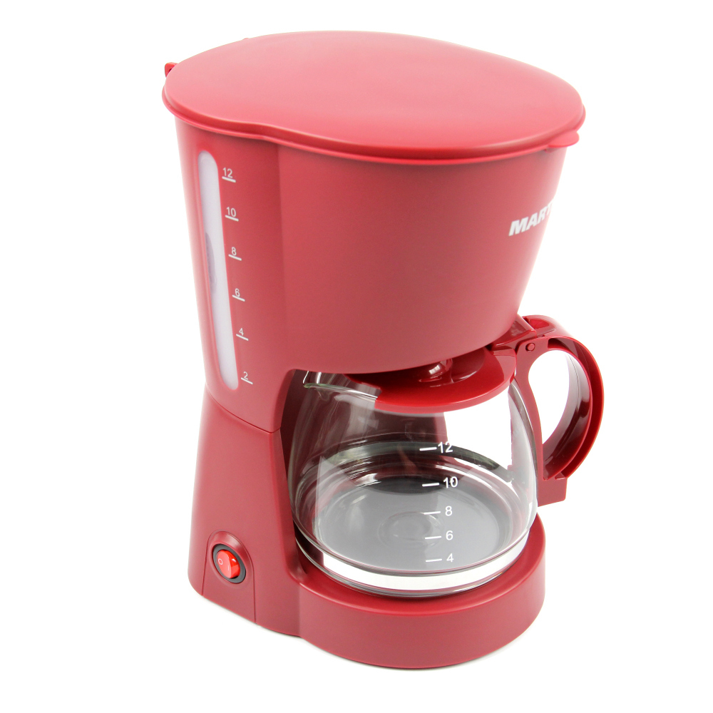 Купить Кофеварка MARTA MT-2118 бордовый гранат — Фото 2