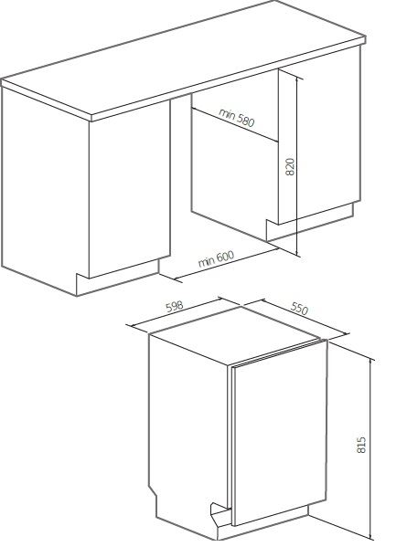 Купить Встраиваемая посудомоечная машина GRAUDE VG 60.1 — Фото 2