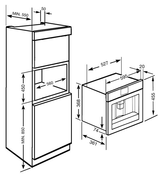 Купить Встраиваемая кофемашина SMEG CMS8451P — Фото 2