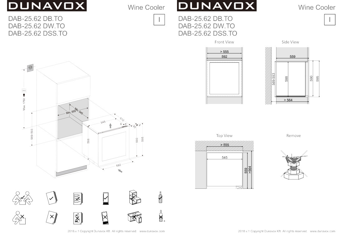 Купить Встраиваемый винный шкаф DUNAVOX DAB-25.62DSS.TO — Фото 3