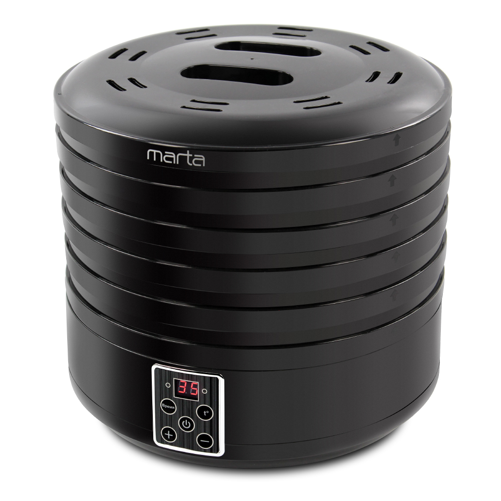 Сушилка для овощей и фруктов MARTA MT-1870 черный жемчуг																		 — описание, фото, цены в интернет-магазине PT Stores