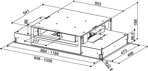 Купить Вытяжка встраиваемая FABER HIGH-LIGHT INOX A91 — Фото 3