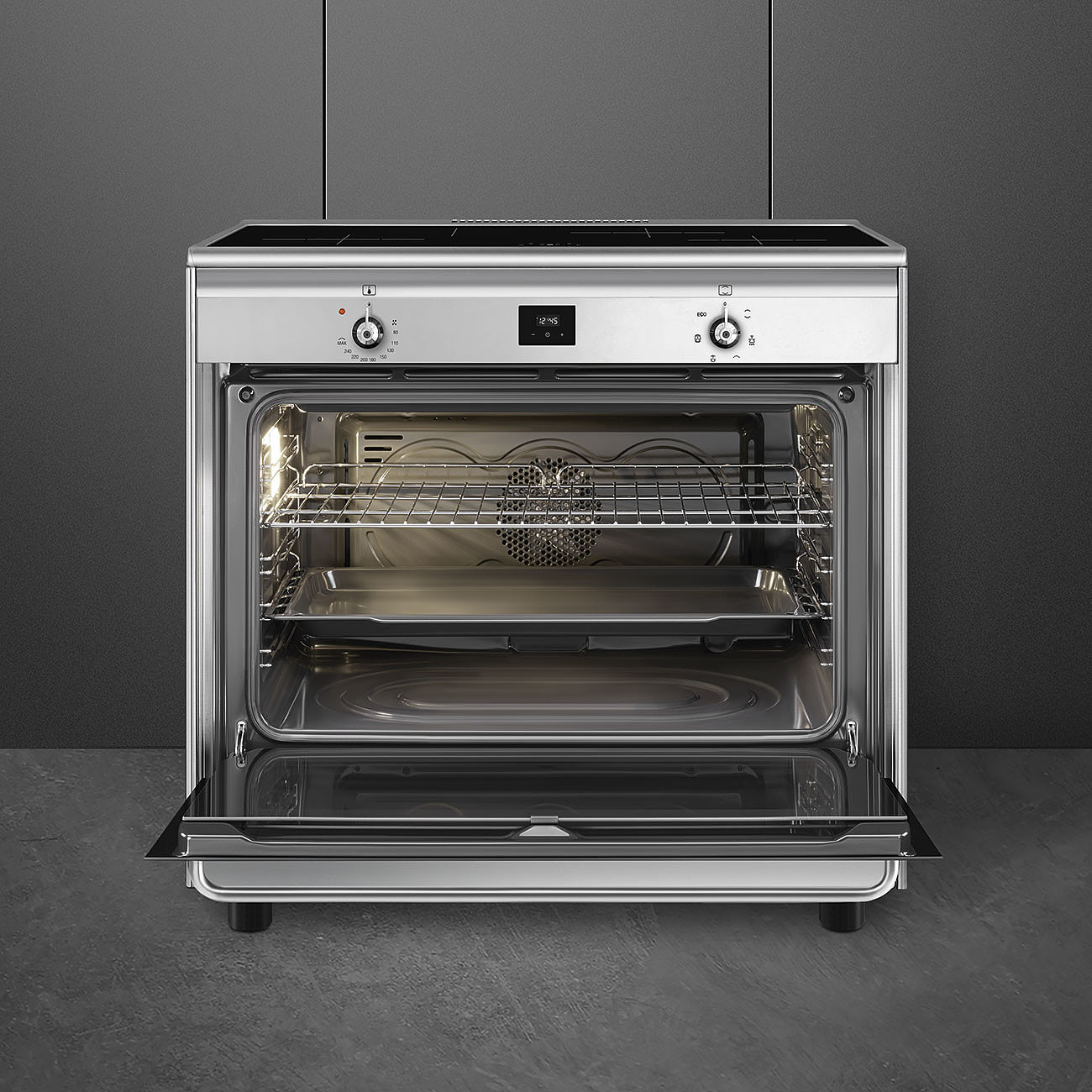 Купить Комбинированная плита Smeg CG90IXT9 — Фото 3