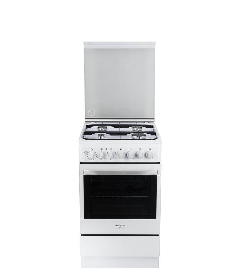 Комбинированная плита HOTPOINT-ARISTON H5GSH2AF (W) RU																		 — описание, фото, цены в интернет-магазине PT Stores