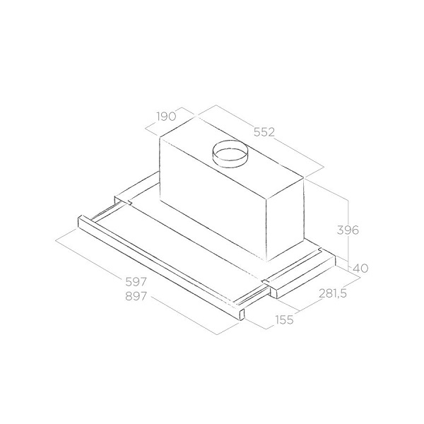 Купить Вытяжка встраиваемая ELICA ELITE 35 GRIX/A/60 — Фото 2
