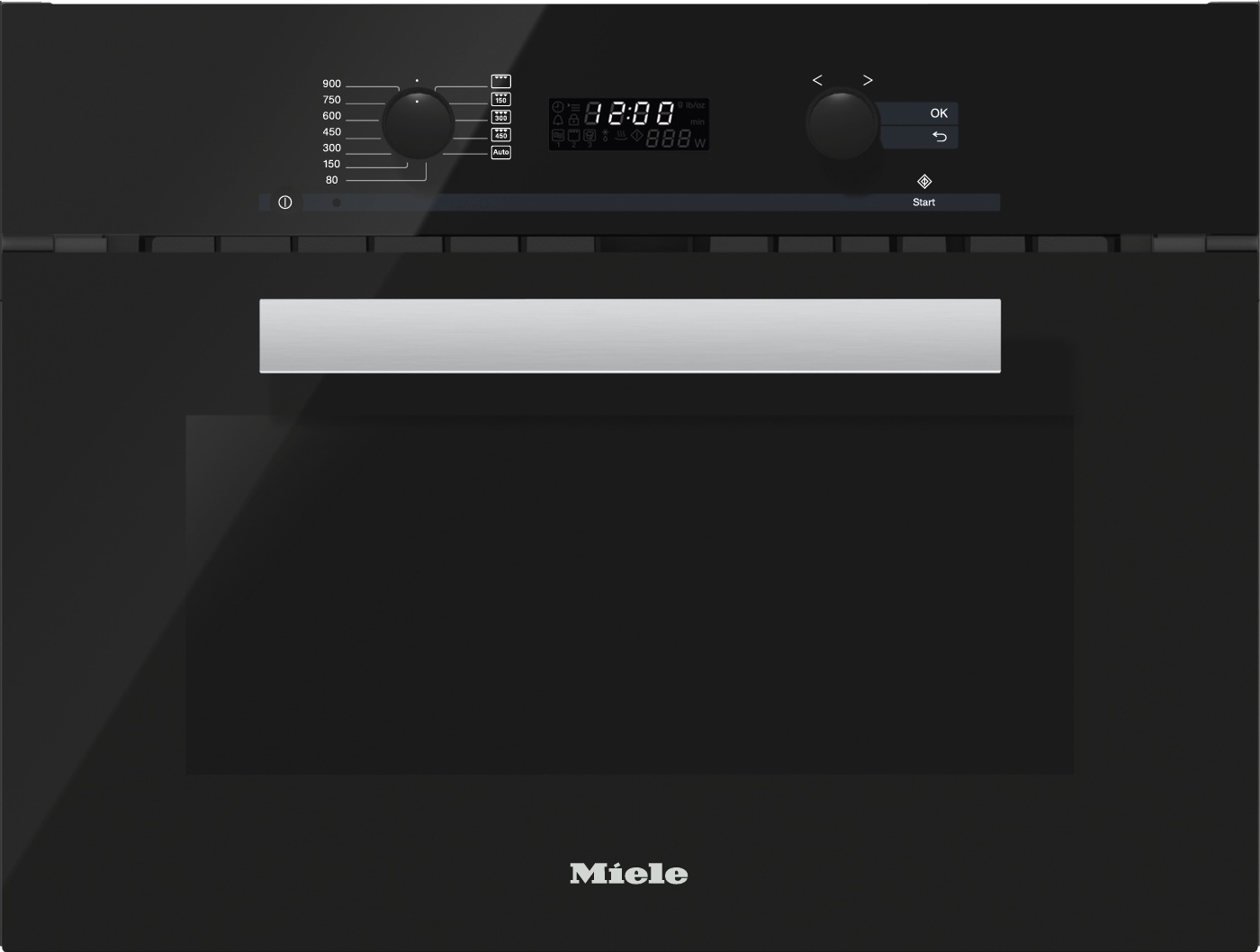 Встраиваемая СВЧ печь MIELE M6262TC OBSW черный обсидиан																		 — описание, фото, цены в интернет-магазине PT Stores