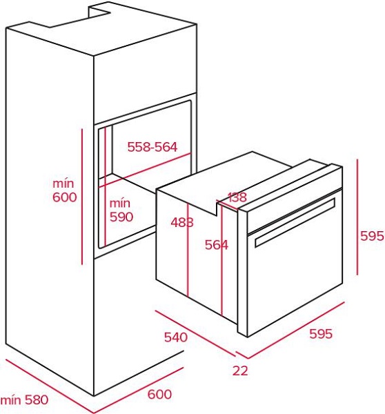 Купить Газовый духовой шкаф TEKA HGR 650 A-B ANTHRACITE(41597600) — Фото 2