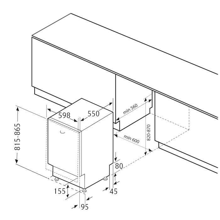 Купить Встраиваемая посудомоечная машина KRONA KAMAYA 60 BI — Фото 14