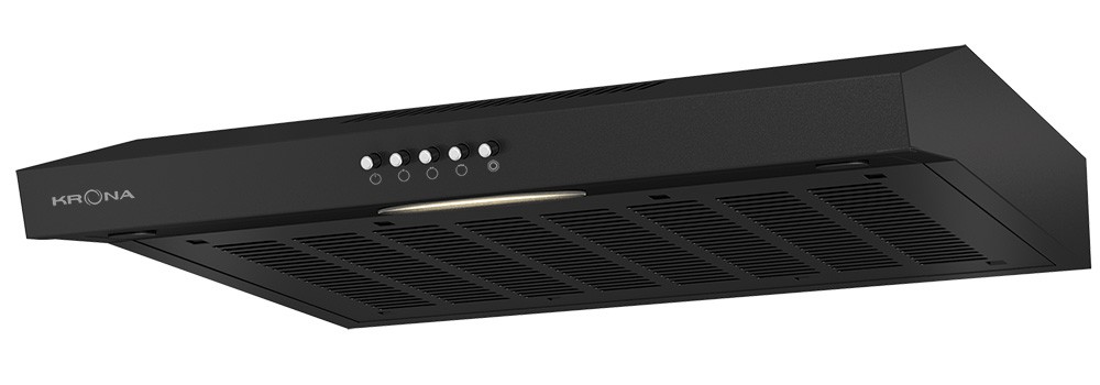 Плоская вытяжка KRONA ERMINA 600 black PB																		 — описание, фото, цены в интернет-магазине PT Stores