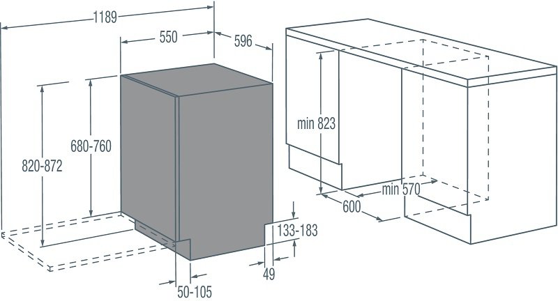 Купить Встраиваемая посудомоечная машина Gorenje GDV 664 X — Фото 4