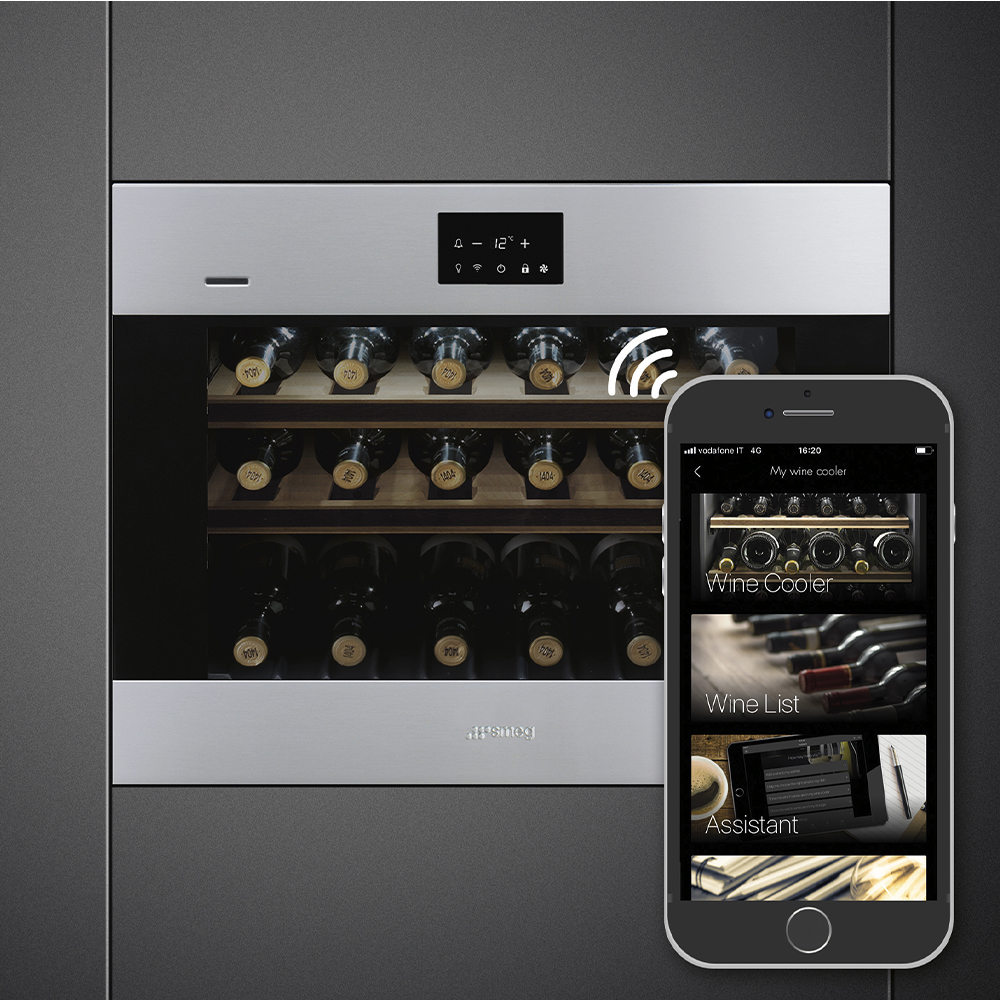 Купить Встраиваемый винный шкаф SMEG CVI318RWX2 — Фото 6