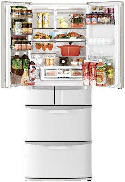 Купить Двухкамерный холодильник HITACHI R-SF 48 CMU W — Фото 2