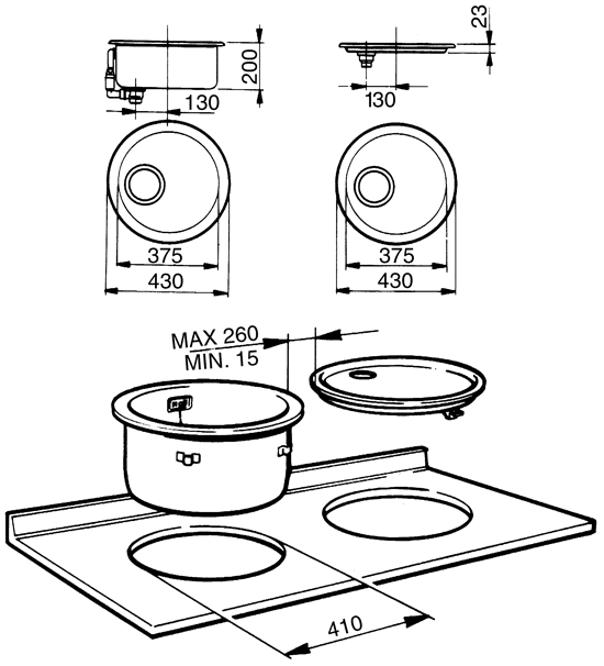 Купить Мойка SMEG 10I3POT — Фото 2