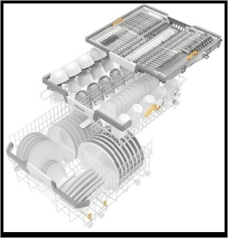 Купить Встраиваемая посудомоечная машина Miele G7255 SCVI XXL — Фото 3