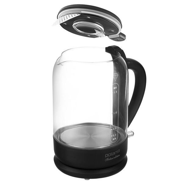 Чайник POLARIS PWK 1753CGL черный																		 — описание, фото, цены в интернет-магазине PT Stores