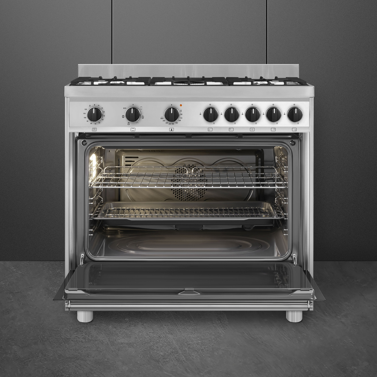 Купить Комбинированная плита Smeg B901GMXI9 — Фото 2