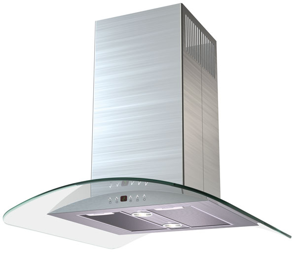 Островная вытяжка KRONA SHARLOTTA isola 600 inox/glass 5P																		 — описание, фото, цены в интернет-магазине PT Stores