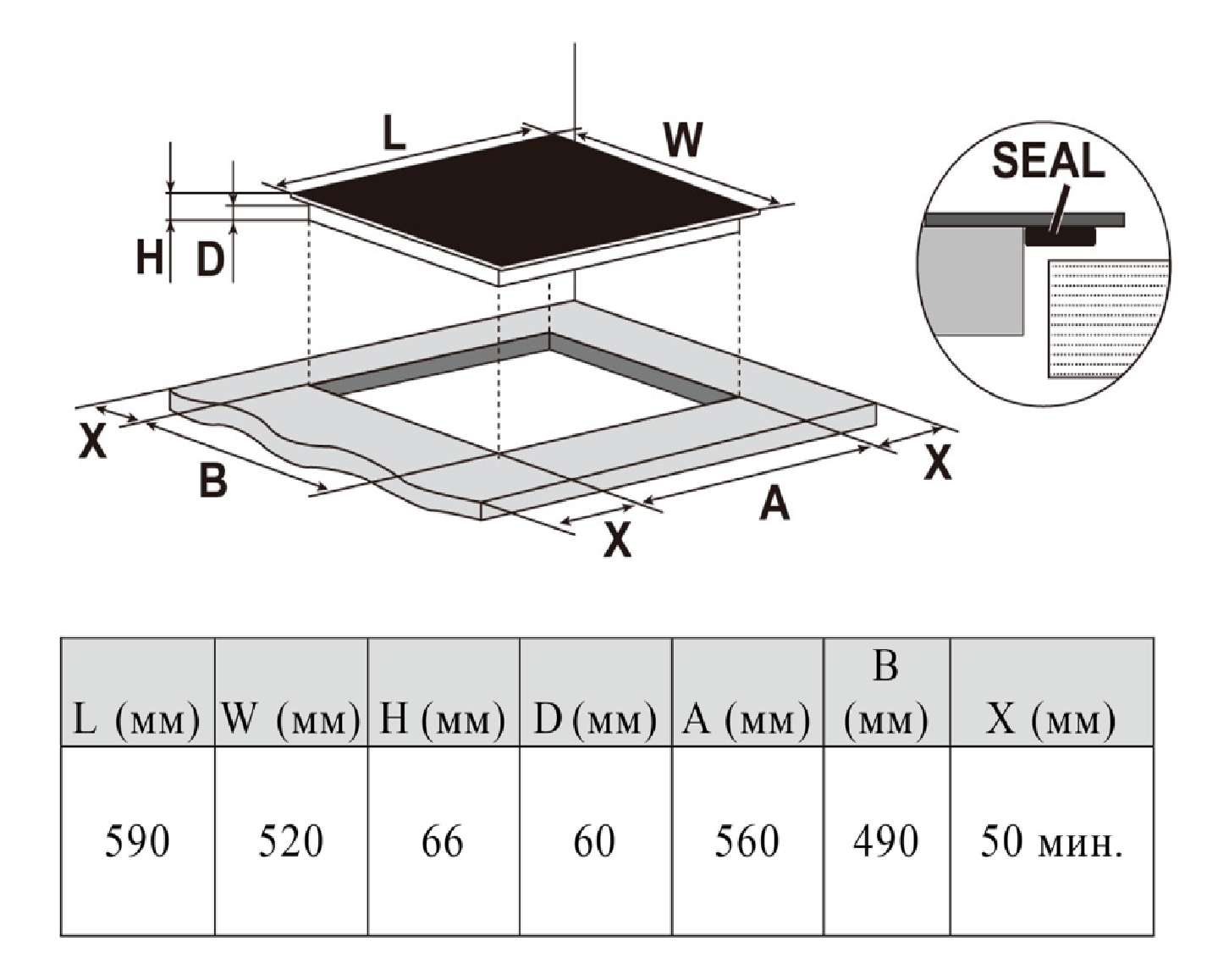 Купить Индукционная варочная панель Haier HHX-Y64SFFVB — Фото 4