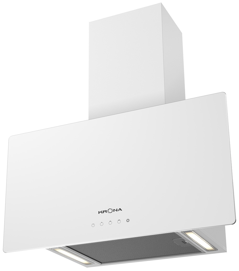 Наклонная вытяжка KRONA CLEMENTINA 600 white S																		 — описание, фото, цены в интернет-магазине PT Stores