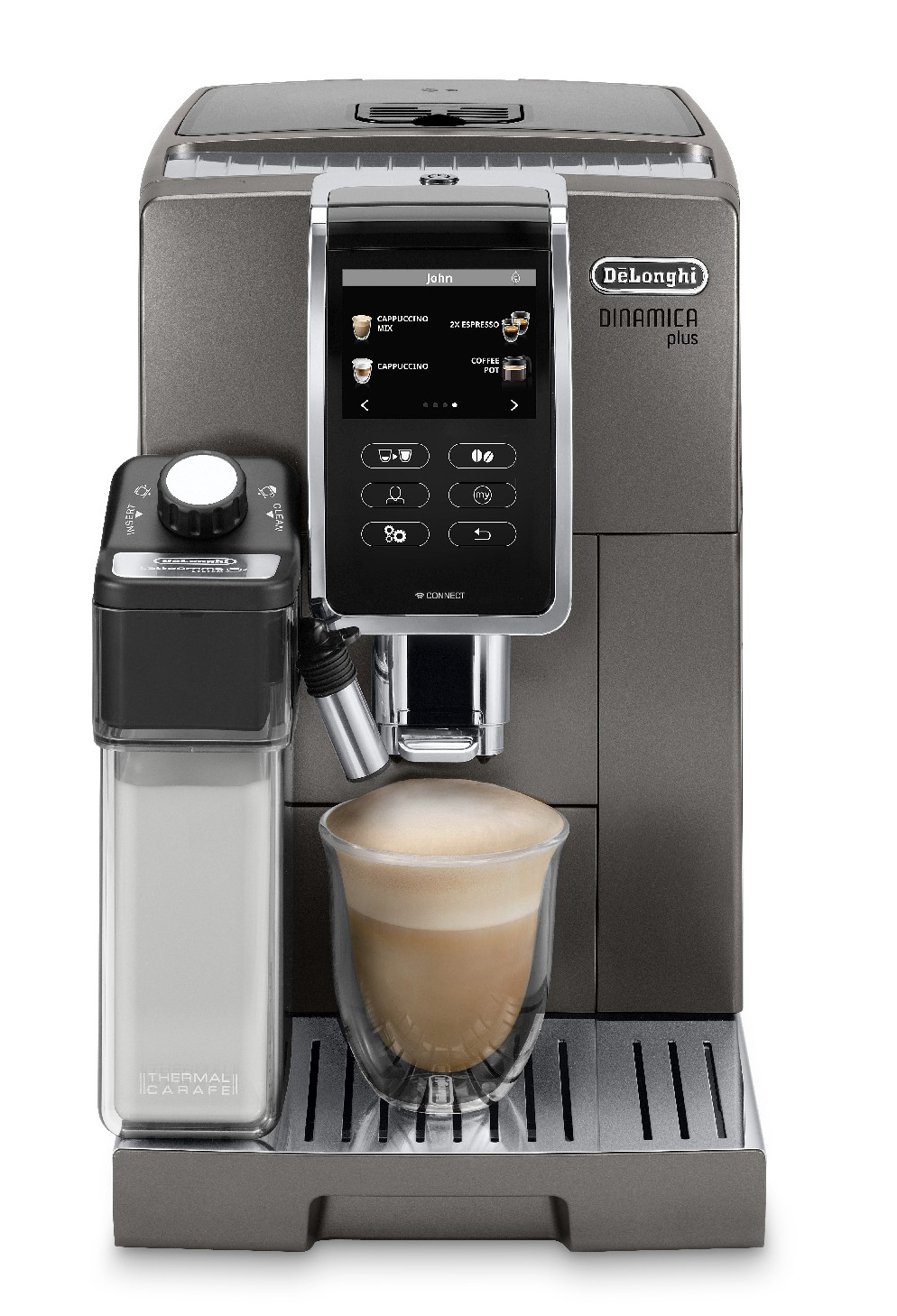 Кофемашина Delonghi ECAM 370.95.T																		 — описание, фото, цены в интернет-магазине PT Stores
