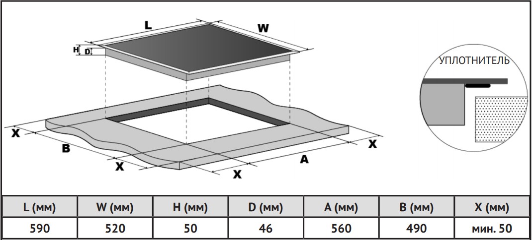 Купить Электрическая варочная панель KORTING HK 60003 B — Фото 2
