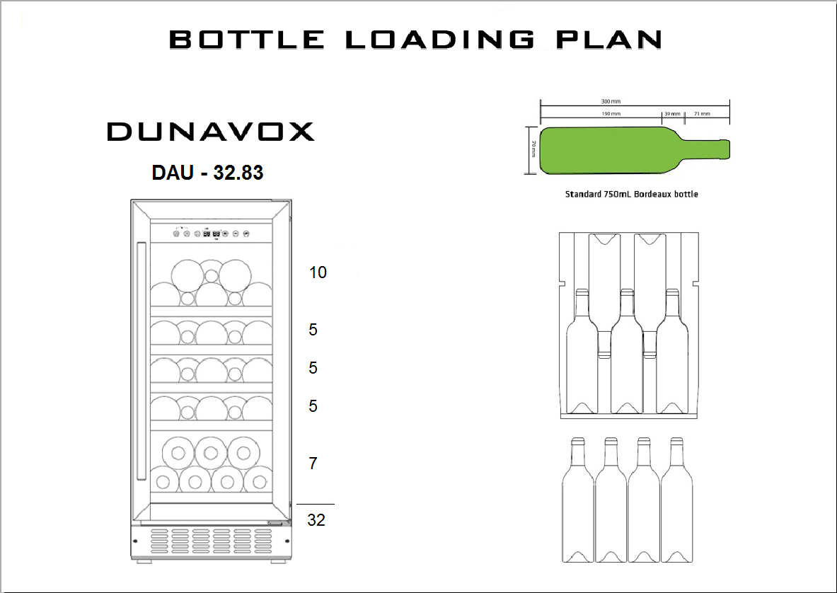Купить Встраиваемый винный шкаф DUNAVOX DAU-32.83SS — Фото 4
