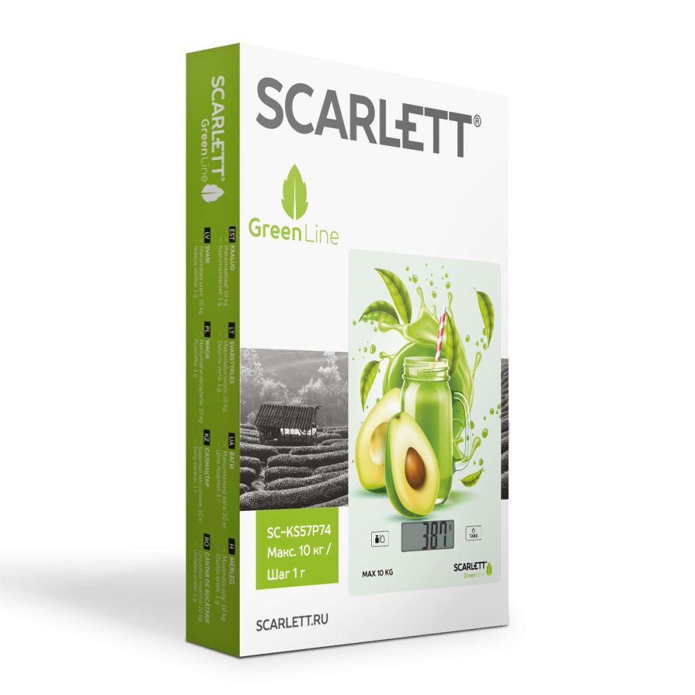 Купить Кухонные весы Scarlett SC-KS57P74 Green Line — Фото 2