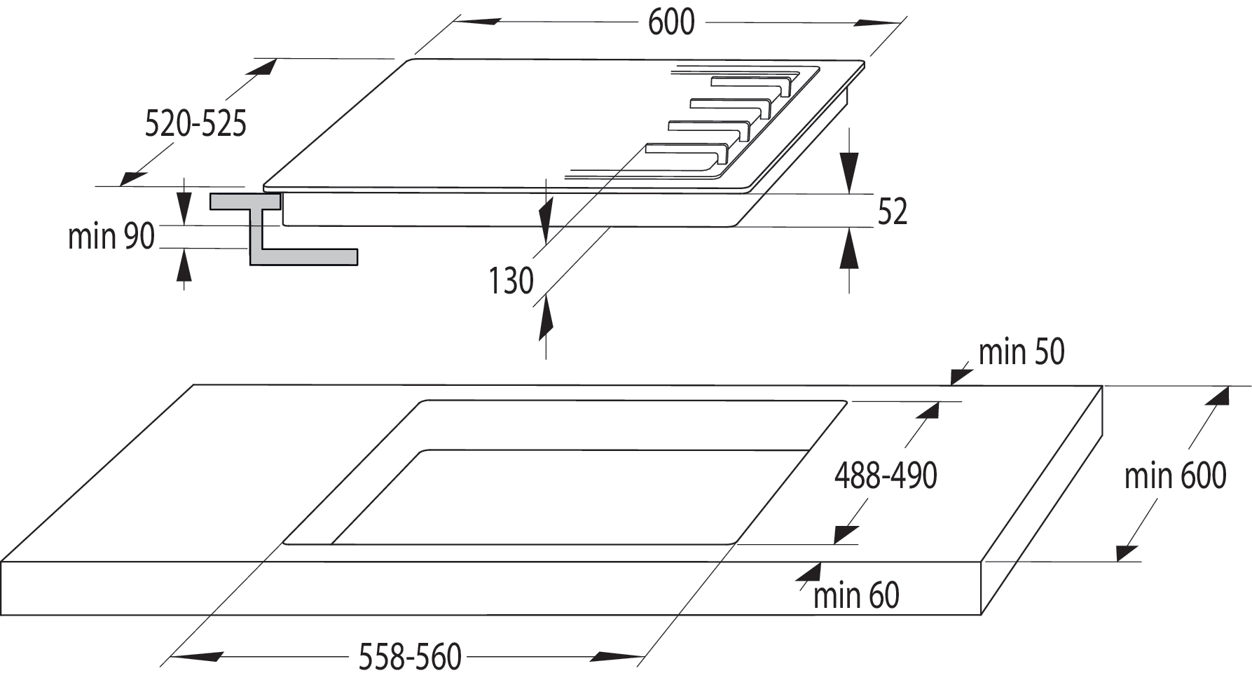 Купить Варочная панель GORENJE GE681X — Фото 3