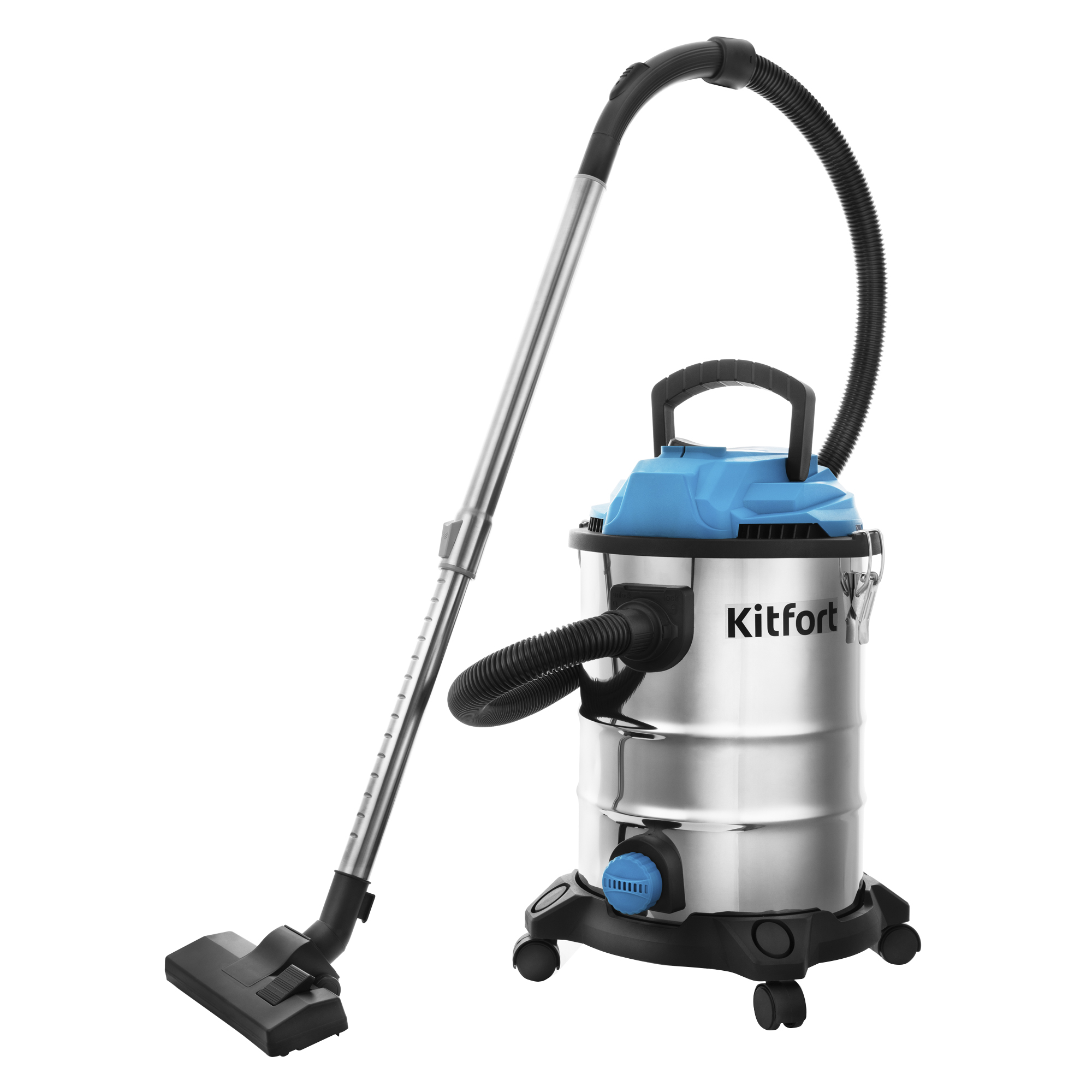 Купить Пылесос Kitfort KT-549 голубой/серебристый — Фото 3