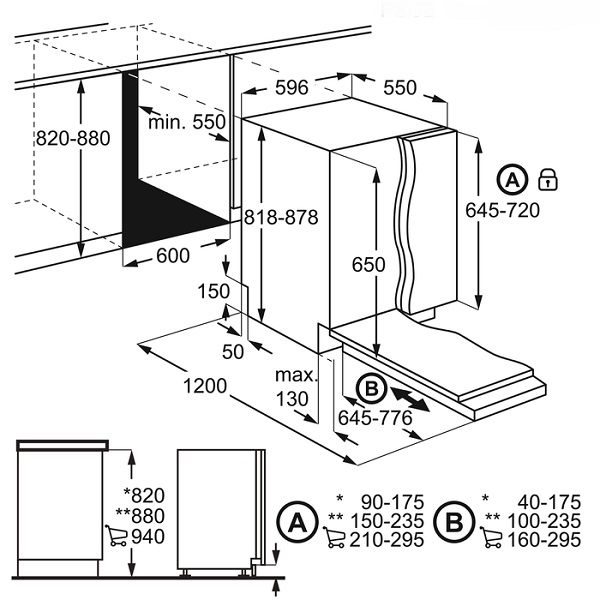 Купить Встраиваемая посудомоечная машина Electrolux EEA 927201 L — Фото 6