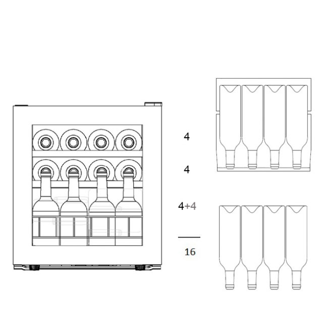 Купить Винный шкаф DUNAVOX DXFH-16.46 — Фото 6