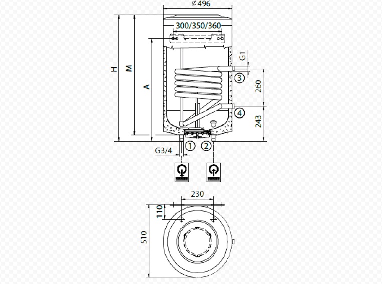 Купить Водонагреватель накопительный HAJDU ID 50 S — Фото 3