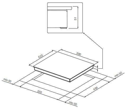 Купить Электрическая варочная панель GRAUDE EK 60.0 W — Фото 2