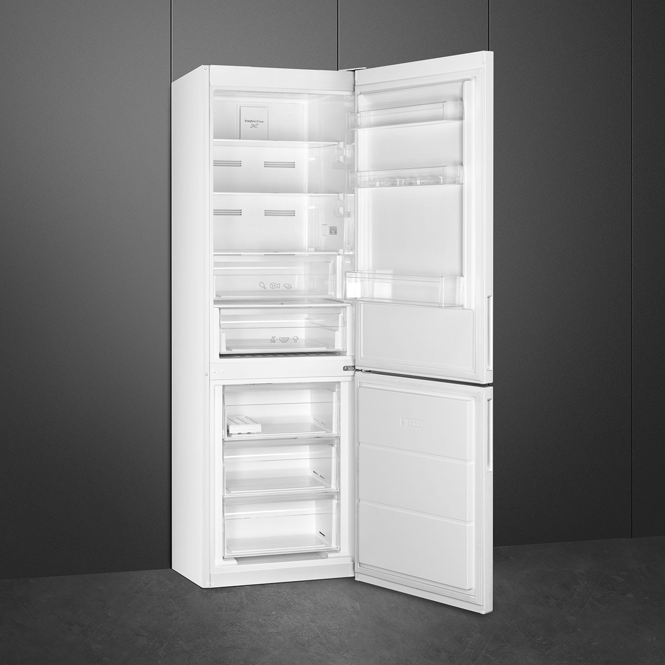 Купить Двухкамерный холодильник Smeg FC18EN1W — Фото 2