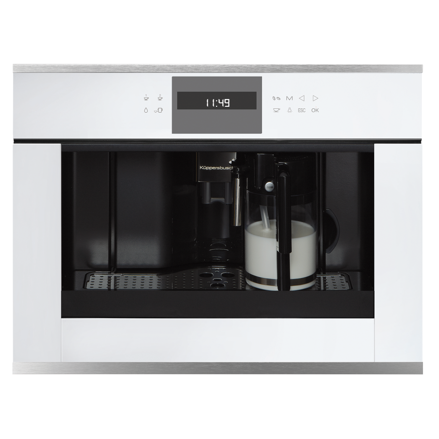 Встраиваемая кофемашина KUPPERSBUSCH CKV 6550.0 W1																		 — описание, фото, цены в интернет-магазине PT Stores
