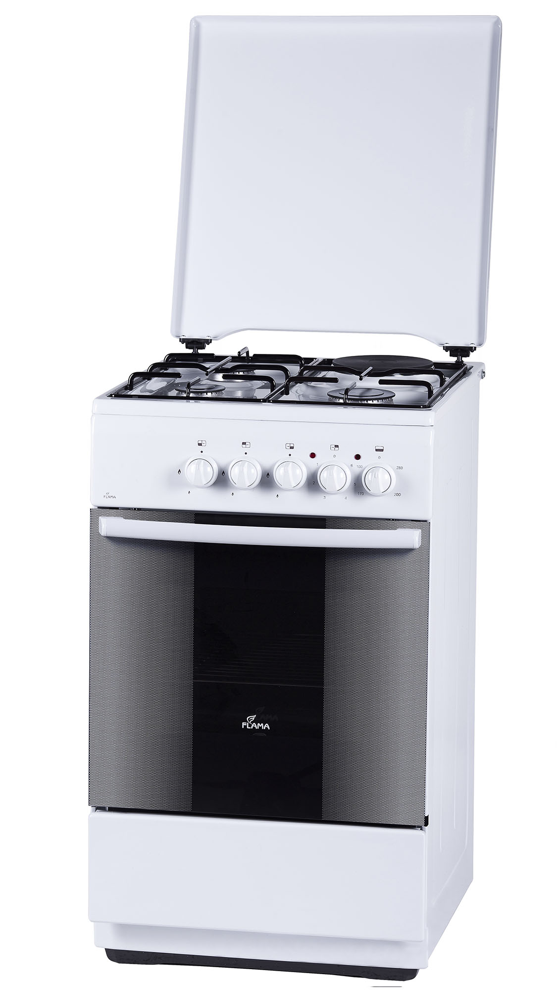 Комбинированная плита Flama RK 23105 W																		 — описание, фото, цены в интернет-магазине PT Stores