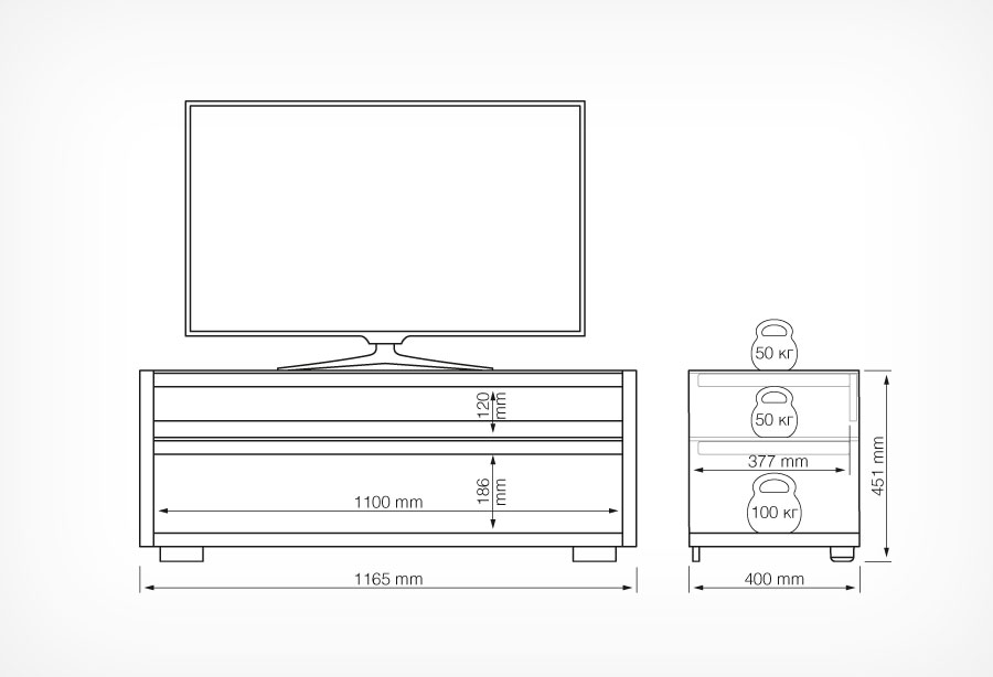 Купить  ALTEZA TV-30110 черный — Фото 3