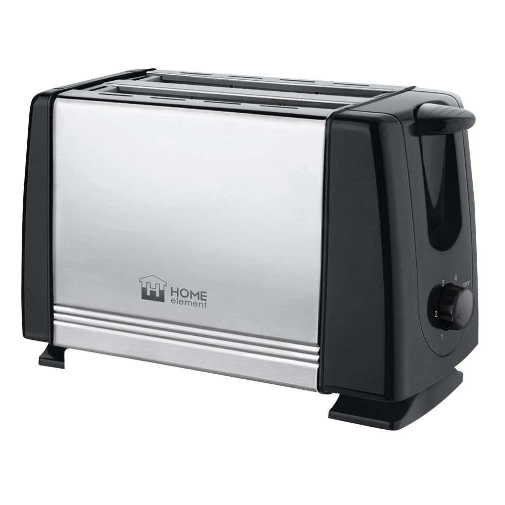 Тостер HOME-ELEMENT HE-TS500 черный жемчуг																		 — описание, фото, цены в интернет-магазине PT Stores