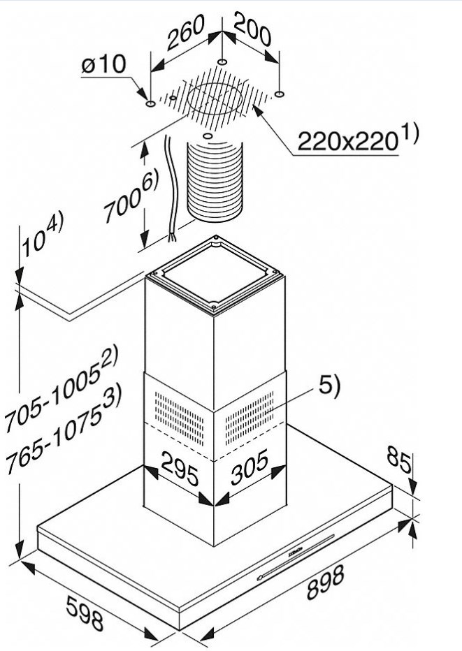 Купить Островная вытяжка MIELE DA6698 D HVBR — Фото 3