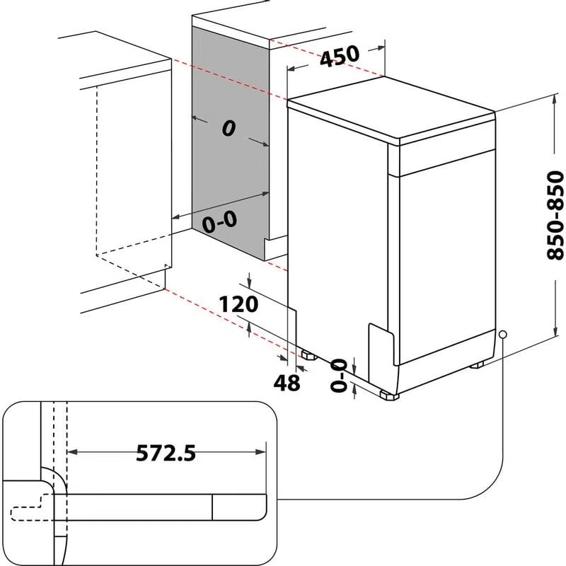 Купить Посудомоечная машина HOTPOINT-ARISTON HSFE 1B0 C — Фото 6